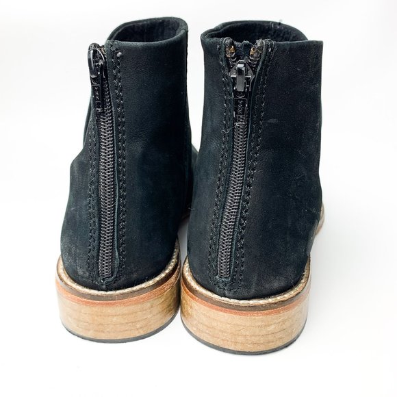 Free People black century ankle flat bootie 41 - Picture 4 of 9